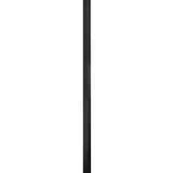 Schulte Porte Coulissante Complète 90x203 - Rail Noir -porte Vitrée - Verre Sablé - Poignée Barre-double Softclose- Porte Coulissante