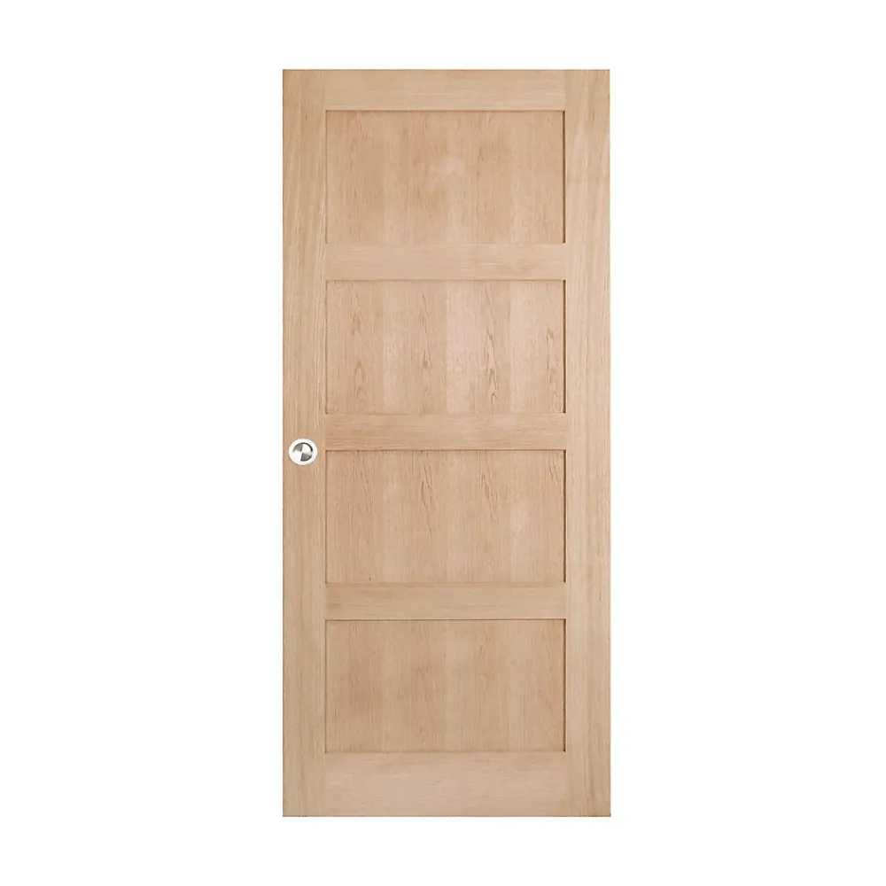 GoodHome Porte coulissante Connemara chêne H.204 x l.83 cm- Porte Coulissante