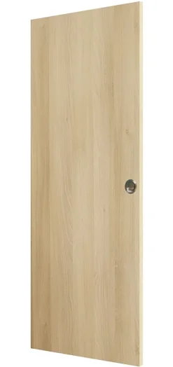 Gd Menuiseries Porte Coulissante Honey Oak H204 X L73, Coquilles- Porte Coulissante