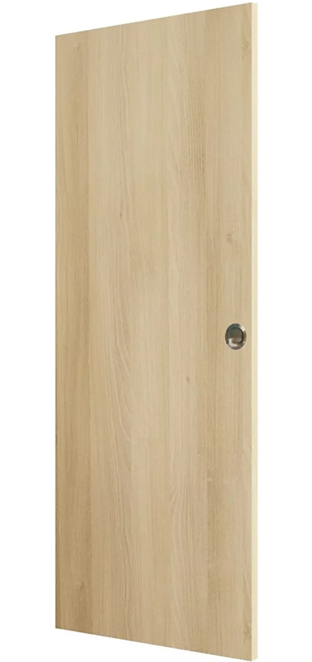 Gd Menuiseries Porte Coulissante Honey Oak H204 X L73, Coquilles- Porte Coulissante