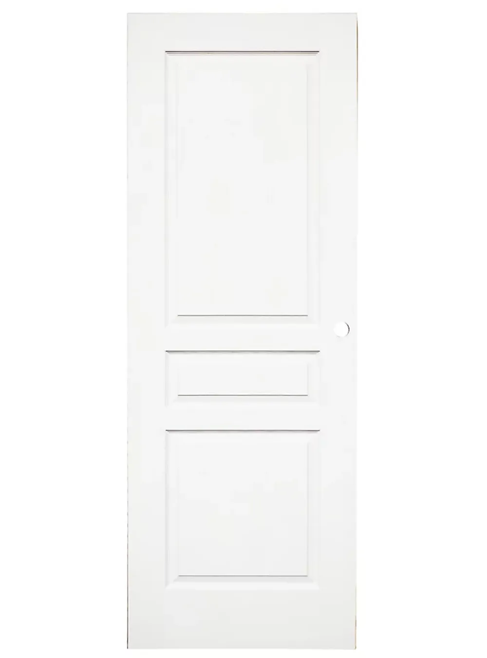 Porte coulissante postformée blanc H.204 x l.73 cm- Porte Coulissante