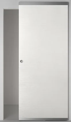 Porte coulissante Summa blanchi H.204 x l.83 cm- Porte Coulissante