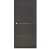 Porte Coulissante<Porte coulissante Triaconta grise H.204 x l.83 cm