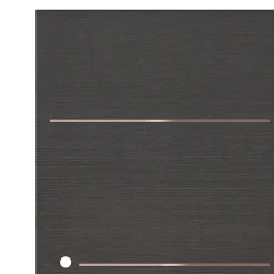 Porte Coulissante<Porte coulissante Triaconta grise H.204 x l.83 cm