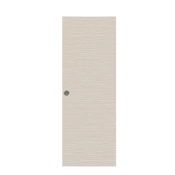 Porte Coulissante<Porte coulissante Vague relief blanc H.204 x l.73 cm