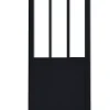 Porte Coulissante<Porte coulissante vitrée esprit atelier noir H.204 x l.73 cm