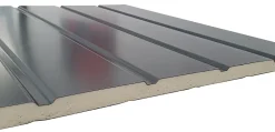 Spadone Porte de garage basculante grise l.250 x H.200 cm x Ep.20 mm- Porte De Garage Basculante