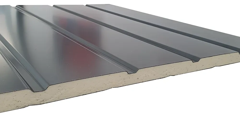 Spadone Porte de garage basculante grise l.250 x H.200 cm x Ep.20 mm- Porte De Garage Basculante