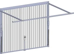 Spadone Porte De Garage Basculante<Porte de garage basculante grise l.240 x H.200 cm x Ep.20 mm