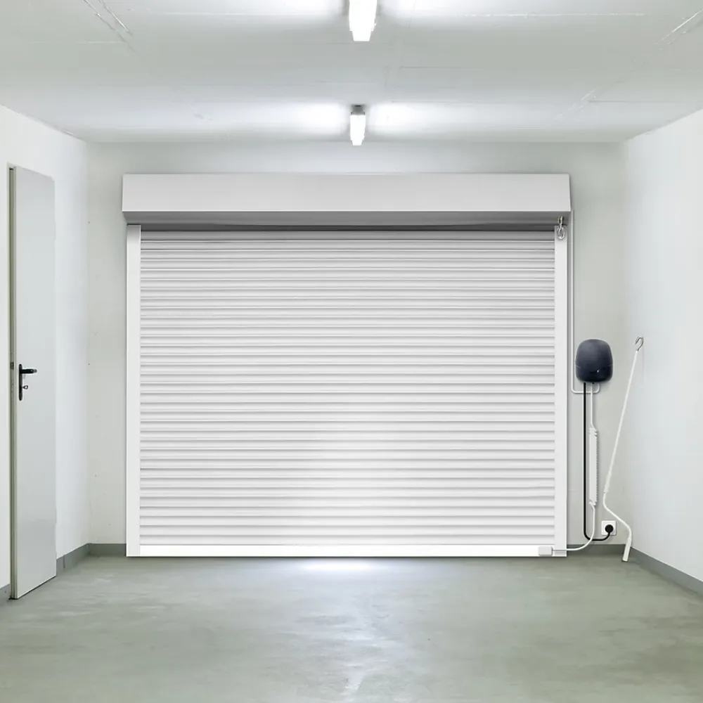 Porte De Garage Enroulable<Porte de garage enroulable aluminium Kiev 2 blanc - L.240 x h.200 cm (en kit)