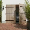GoodHome Porte De Garage Battante<Porte de garage 2 vantaux bois 240 x h.200 cm