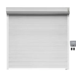 Protecta Porte De Garage Enroulable<Porte de garage motorisée enroulable aluminium Ambre blanc H.300 x L.300 cm