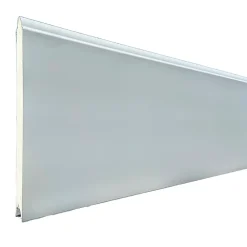 Spadone Porte de garage sectionnelle blanche motorisée l.300 x H.212,5 cm x Ep.40 mm, Polygrain- Porte De Garage Sectionnelle