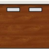 Rentside Porte de Garage Sectionnelle Motorisée 240x200 ANKARA - Imitation Bois Mat (Wood Flat)- Porte De Garage Sectionnelle
