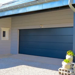 Spadone Porte de garage sectionnelle motorisée Gris Anthracite l.500 x H.212,5 cm x Ep.60 mm- Porte De Garage Sectionnelle