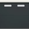 Rentside Porte de Garage Sectionnelle Motorisée 240x200 ANKARA - Gris lisse- Porte De Garage Sectionnelle
