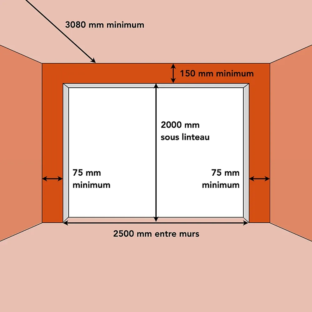Spadone Porte De Garage Sectionnelle<Porte de garage sectionnelle motorisée Noir 2100 l.250 x H.200 cm x Ep.40 mm