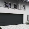 Hormann Porte De Garage Sectionnelle<Porte de garage sectionnelle acier SandGrain gris anthracite RAL 7016 - l.300 x h.200 cm - motorisée