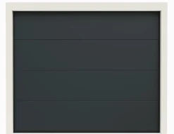 Rentside Porte De Garage Sectionnelle<Porte de Garage Sectionnelle Motorisée 240x200 LIMA - Gris sablé