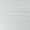 Somfy Porte De Garage Sectionnelle<Porte de garage sectionnelle effet rainuré blanc avec moteur L254 x H218 cm - NORIA