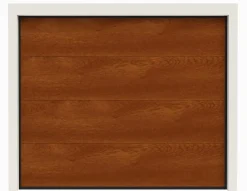 Rentside Porte de Garage Sectionnelle Motorisée 240x200 LIMA - Blanc sablé- Porte De Garage Sectionnelle