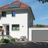 Hormann Porte de garage sectionnelle acier WoodGrain gris aluminium RAL 9007 - l.300 x h.212,5 cm - motorisée- Porte De Garage Sectionnelle