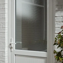 Porte De Service<Porte de service 1/2 vitrée PVC 90 x h.205 cm poussant droit