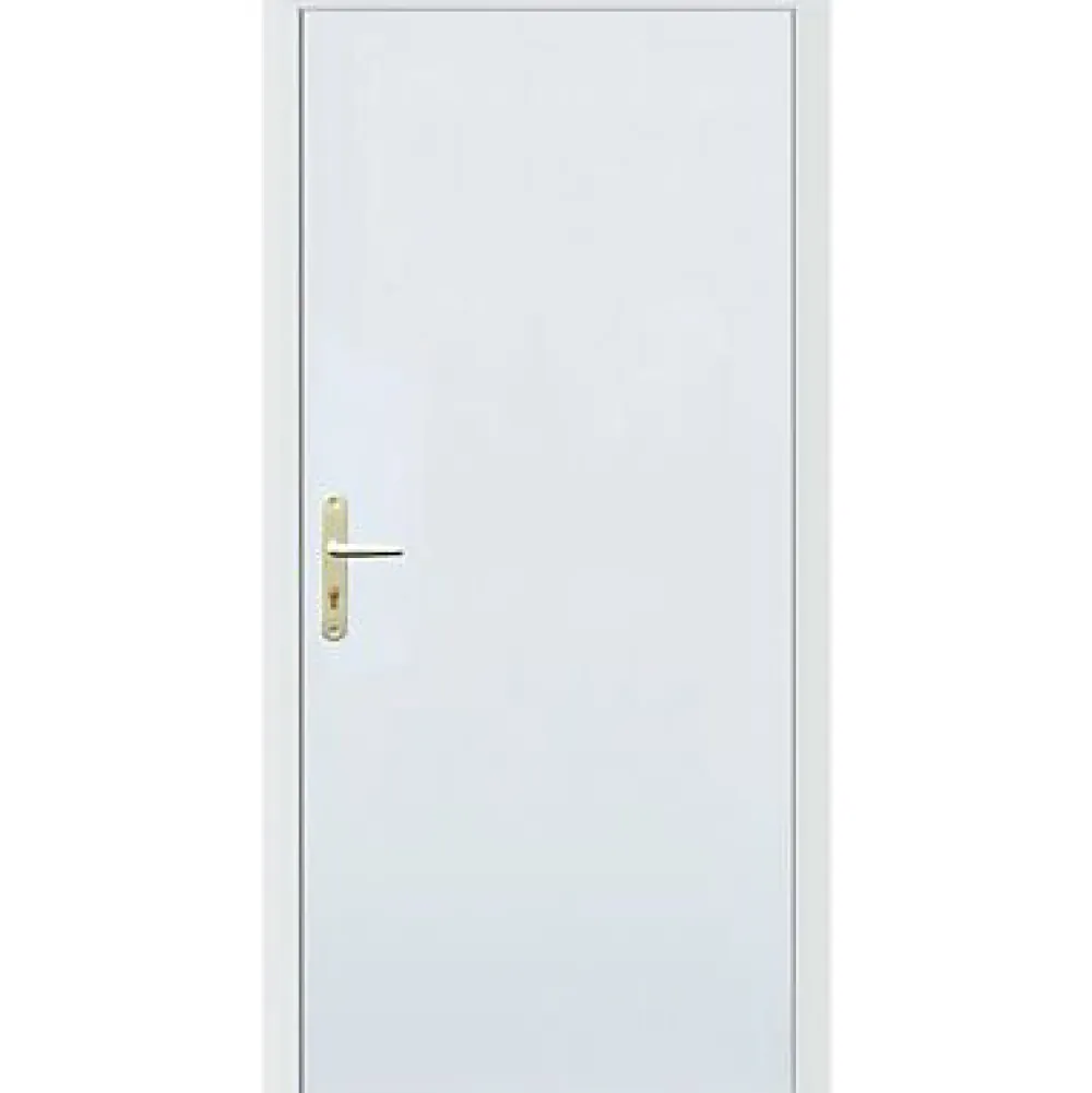 Hormann Porte De Service<Porte de service acier galvanisé et pvc Securiserv blanc 90 x h.204,8 cm poussant gauche