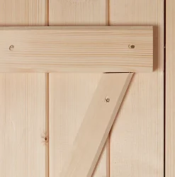 Porte de service bois 90 x h.200 cm poussant gauche- Porte De Service