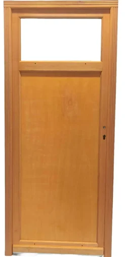 Gd Menuiseries Porte De Service Bois Pagos, H,200xl,80 Côte Tableau P. Gauche- Porte De Service