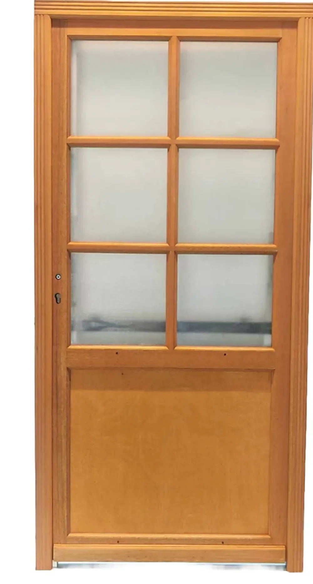 Gd Menuiseries Porte De Service<Porte De Service Bois Vitrée Naxos, H.215xl.90 Côte Tableau P.droit