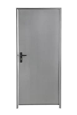 Porte de service non isolée métal 90 x h.200 cm réversible- Porte De Service