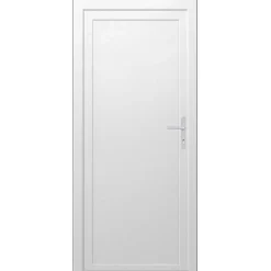 Porte De Service<Porte de service pleine PVC 80 x h.205 cm poussant gauche