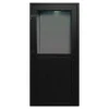 Porte De Service<Porte de service pvc 1/2 vitrée gris anthracite ext. et blanc int 90 x h.205 cm poussant droit