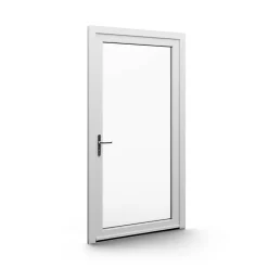 Fral Fermetures Porte De Service<Porte de service PVC blanc L 860mm x H 2180mm