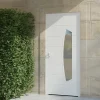 4ALU Porte D'Entrée<Porte d'entrée alu blanc Tegan H.215 x l.90 cm poussant droit