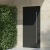 4ALU Porte D'Entrée<Porte d'entrée alu gris Kapas H.215 x l.90 cm poussant gauche