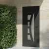 4ALU Porte D'Entrée<Porte d'entrée alu gris Rylie H.215 x l.90 cm poussant gauche