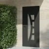 4ALU Porte D'Entrée<Porte d'entrée alu gris Rylie H.215 x l.90 cm poussant droit