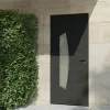 4ALU Porte D'Entrée<Porte d'entrée alu gris Tegan H.215 x l.90 cm poussant gauche