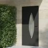 4ALU Porte d'entrée alu gris Zaria H.215 x l.90 cm poussant gauche- Porte D'Entrée