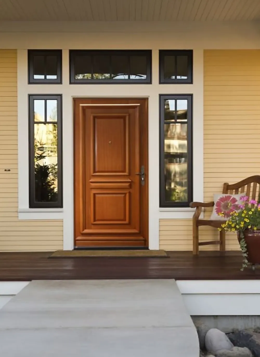 Gd Menuiseries Porte D'Entrée<Porte D'entrée Bois Pleine Tahi 1, H.215xl.90 Côte Tableau P. Gauche