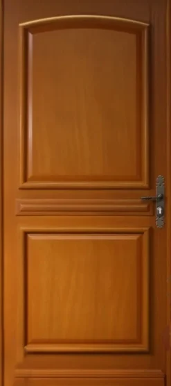 Gd Menuiseries Porte D'entrée Bois Pleine Garnier, H.215xl.90 Côte Tableau P.gauche- Porte D'Entrée