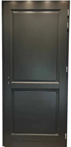 Gd Menuiseries Porte D'entrée Bois Pleine Elina, H.215xl.90 Côte Tableau P.gauche- Porte D'Entrée
