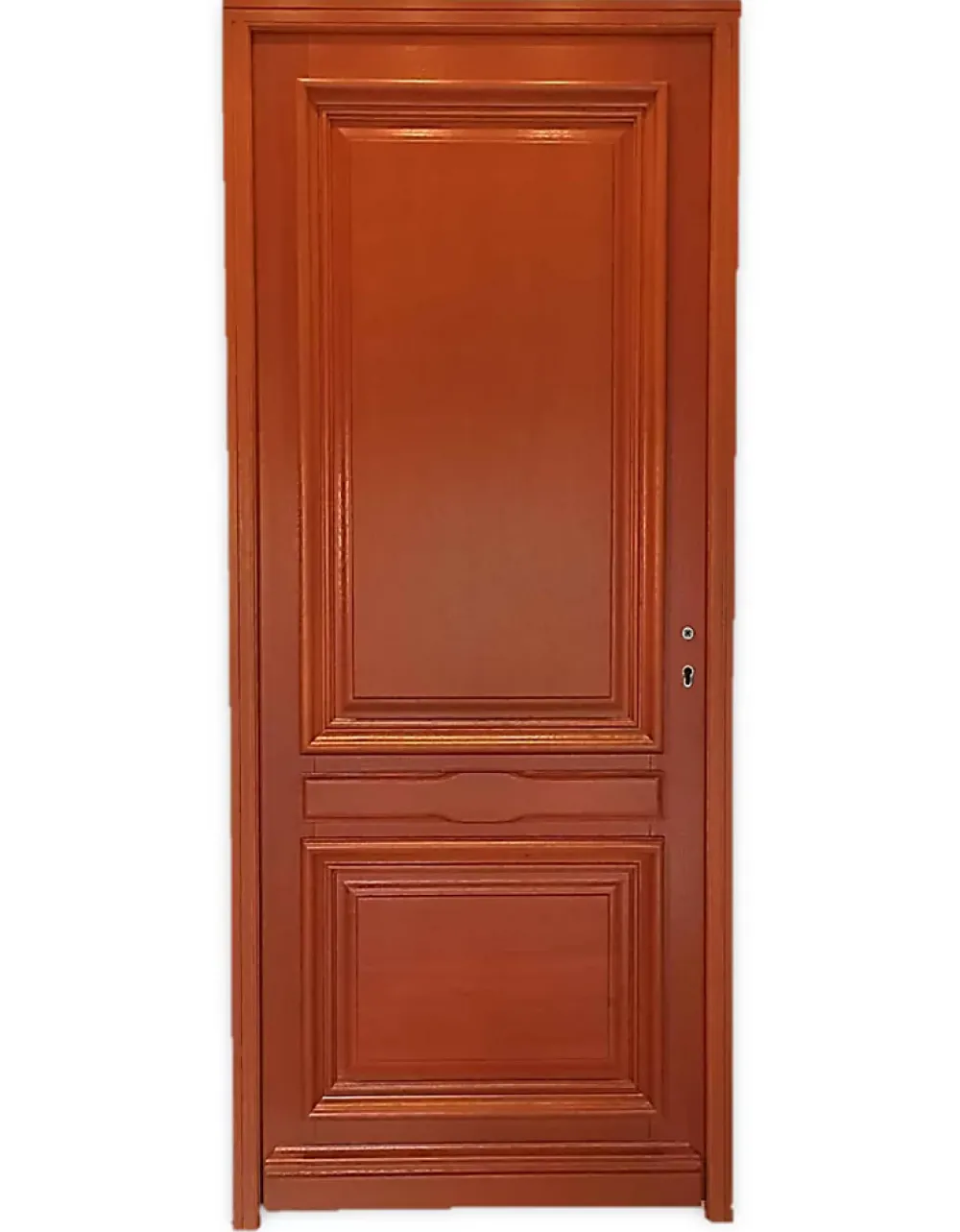 Gd Menuiseries Porte D'Entrée<Porte D'entrée Bois Pleine Safran, H.215xl.90 Côte Tableau P. Gauche