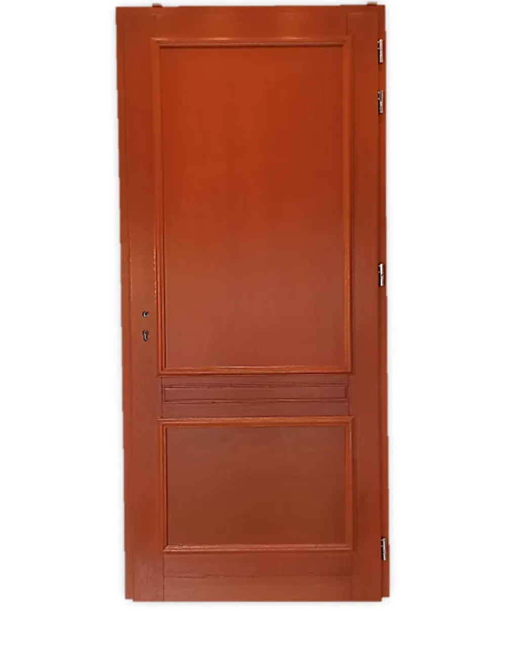 Gd Menuiseries Porte D'Entrée<Porte D'entrée Bois Pleine Safran, H.215xl.90 Côte Tableau P. Gauche