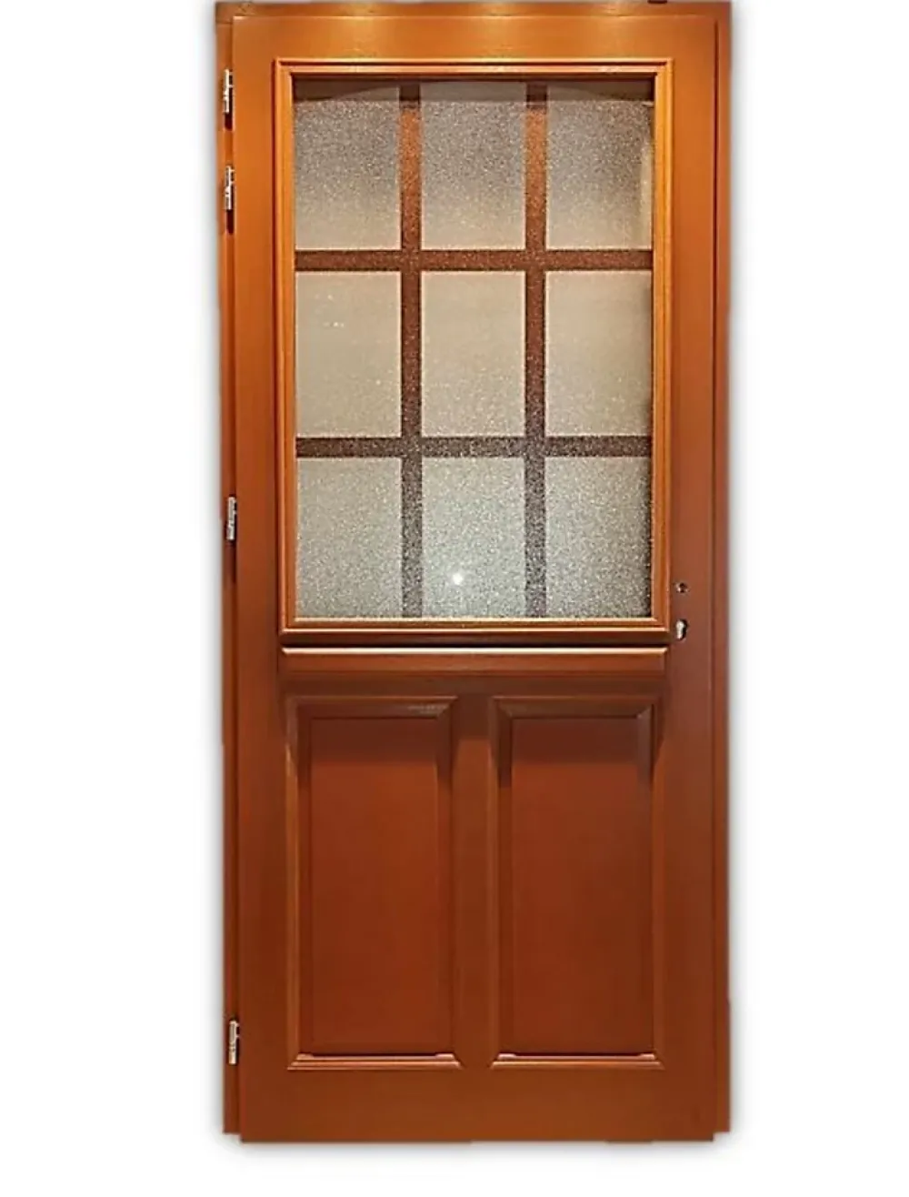 Gd Menuiseries Porte D'Entrée<Porte D'entrée Bois Vitrée Alena, H.215xl.90 Côte Tableau, P.droit, Poignée, Barillet