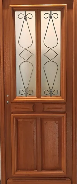 Gd Menuiseries Porte D'Entrée<Porte D'entrée Bois Vitrée Baya, H,200xl,80 Côte Tableau P.droit