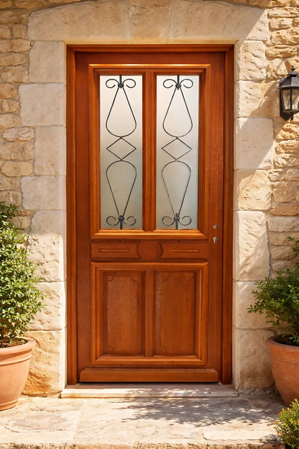 Gd Menuiseries Porte D'Entrée<Porte D'entrée Bois Vitrée Baya, H,200xl,80 Côte Tableau P,gauche