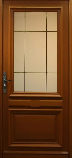 Gd Menuiseries Porte D'Entrée<Porte D'entrée Bois Vitrée Cornelia, H.215xl.90 Côte Tableau, P.droit